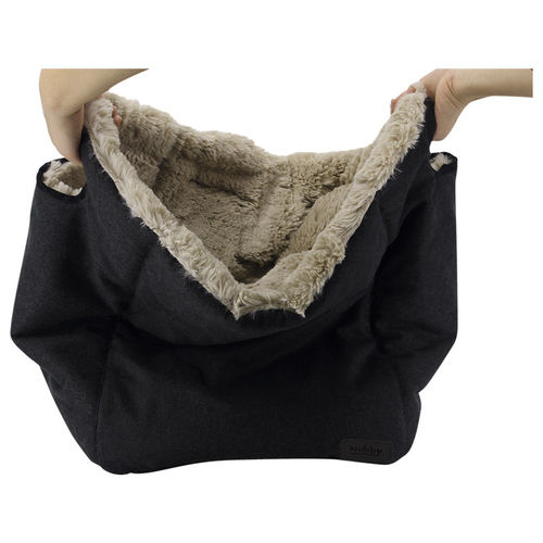 weitere Abbildung Nobby Komfortbett/-tasche Enda schwarz/beige fr Hunde