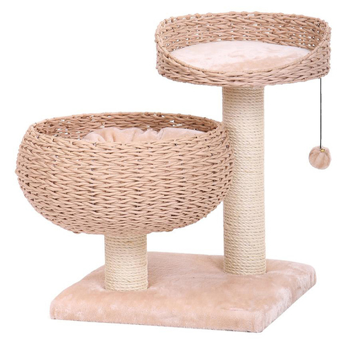 Nobby Kratzbaum Casca beige | Kleiner Kratzbaum fr Katzen