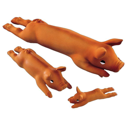 Nobby Latex Schwein liegend, Maße: 14 cm