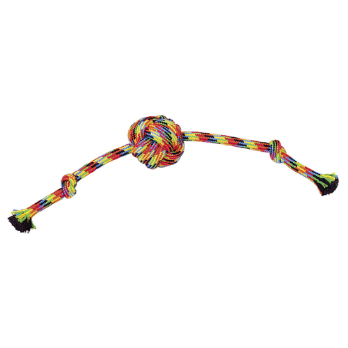 Nobby Rope Toy mit Ball, Maße: 45 cm / 2 Knoten
