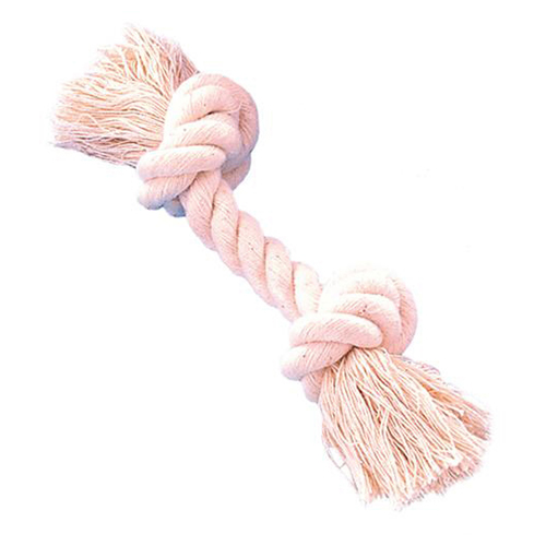 Nobby Spielseil weiß, 2 Knoten / 390 g