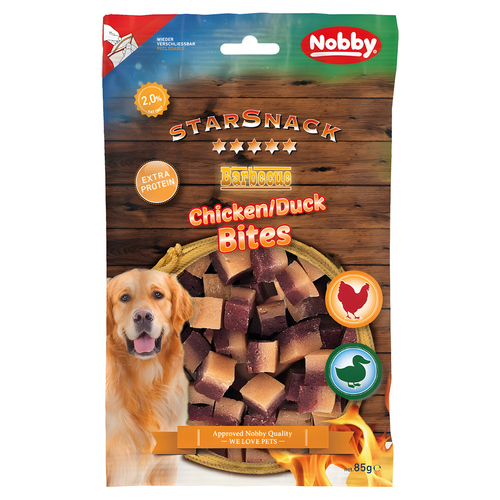 Nobby StarSnack BBQ Chicken Duck Bites 85 g