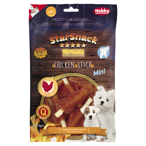 Nobby StarSnack Barbecue MINI Chicken Stick 113 g
