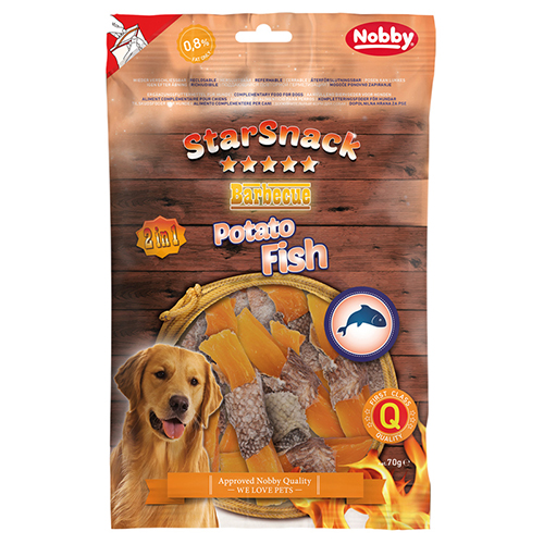 Nobby StarSnack Barbecue Potato Fish 70 g