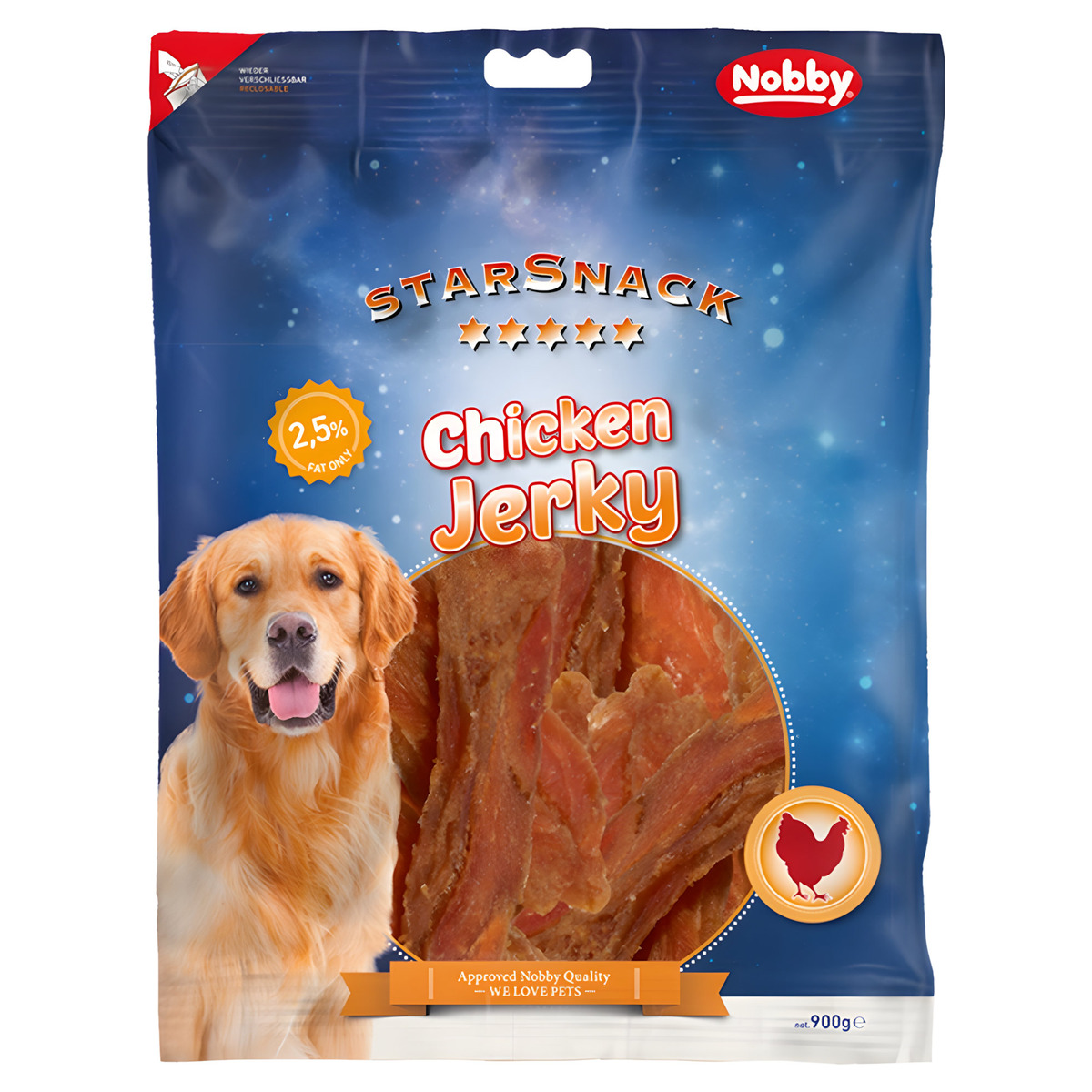 Nobby Rips Nobby StarSnack Chicken Jerky: Hundesnack mit Hähnchen