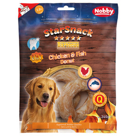 Abbildung Nobby StarSnack Chicken & Fish Donut 240 g