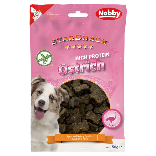 Nobby StarSnack Ostrich High Protein Bones 150 g