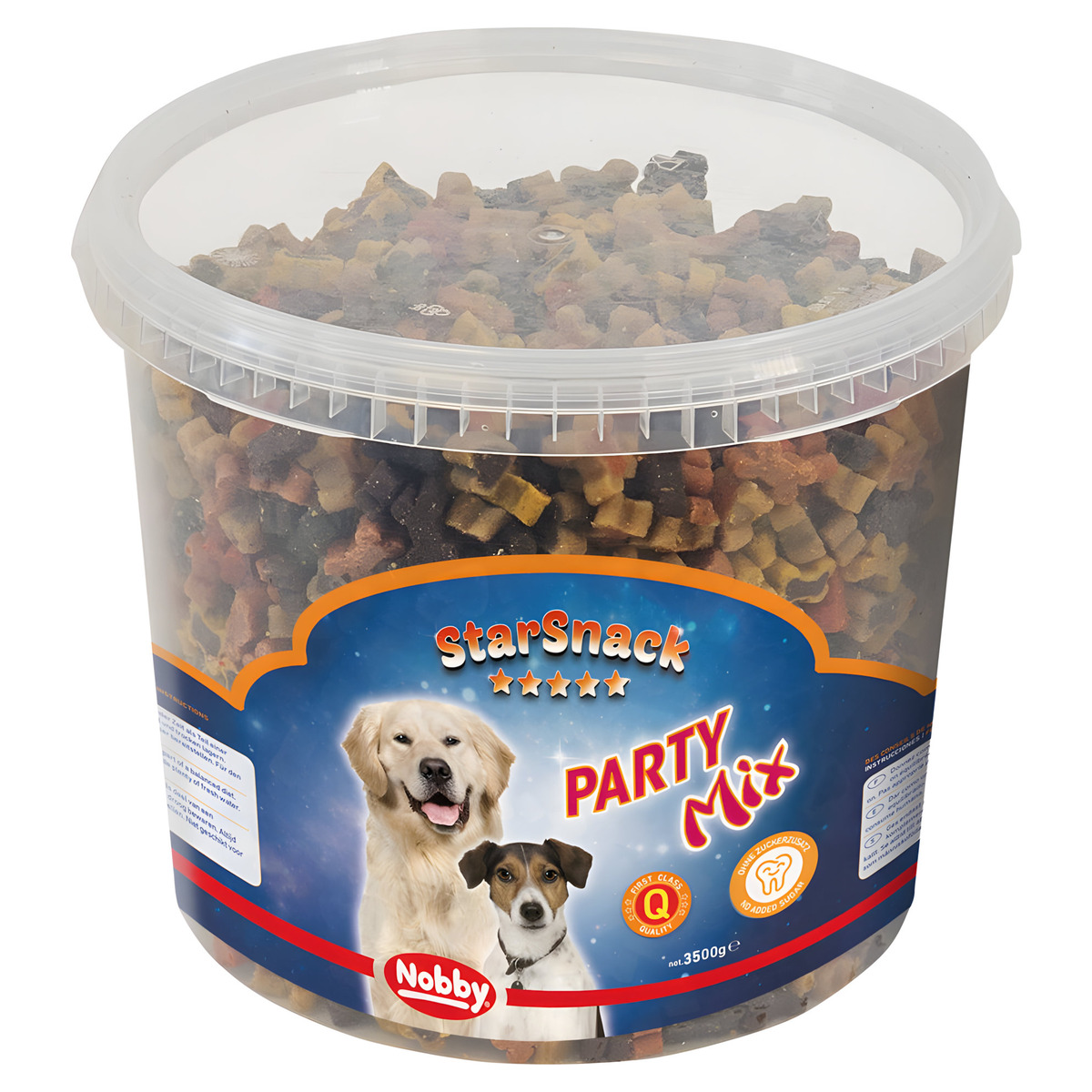 Nobby Rips Nobby StarSnack Party Mix 3,5kg | Hundesnack ohne Zucker