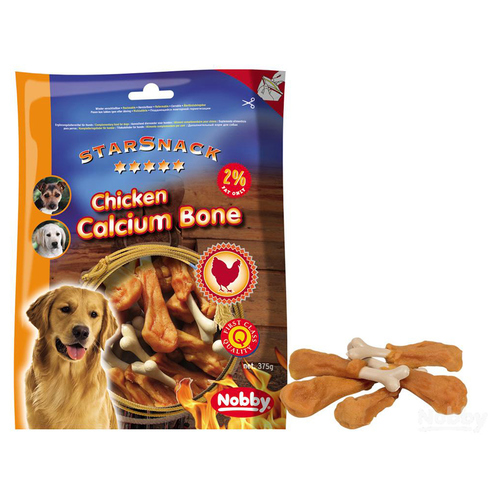 Nobby Starsnack Barbecue Chicken Calcium Bone 375 g