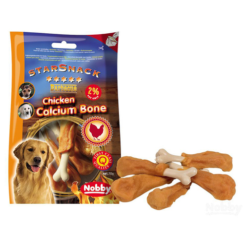 Nobby Starsnack Barbecue Chicken Calcium Bone 70 g