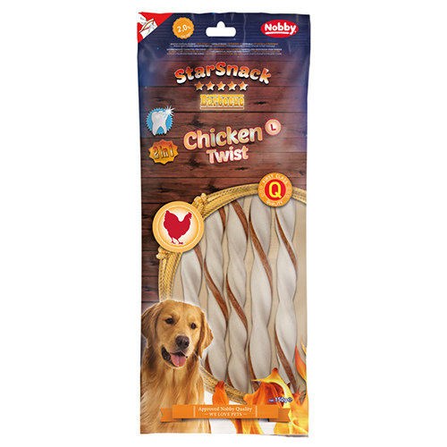 Nobby Starsnack Barbecue Chicken Twist, Größe: XL / 25 cm