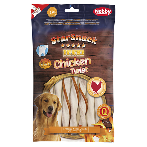 Nobby Starsnack Barbecue Chicken Twist 113 g