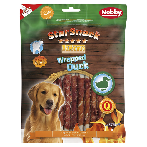 Nobby Starsnack Barbecue Wrapped Duck 375 g