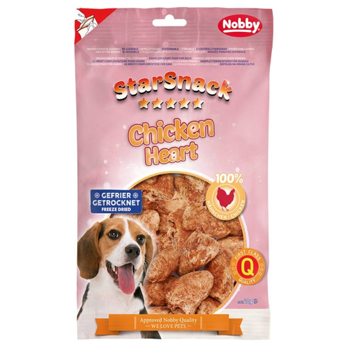 Nobby Starsnack Cicken Heart gefriergetrocknet 40 g