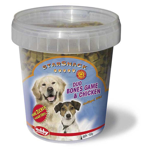 Nobby Starsnack Duo Bones Game & Chicken Dose 500 g