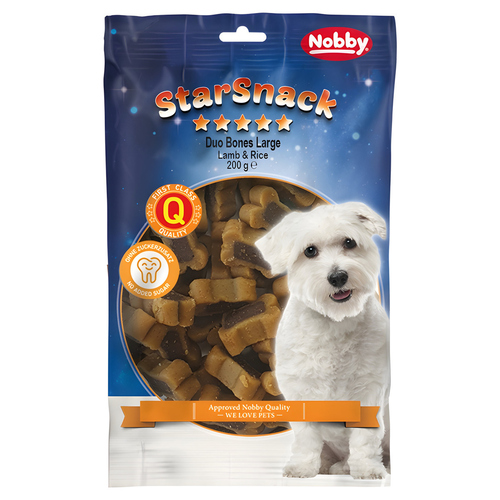 Nobby Starsnack Duo Bones Large Lamb & Rice 200 g