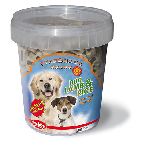 Nobby Starsnack Duo Lamb & Rice Dose 500 g