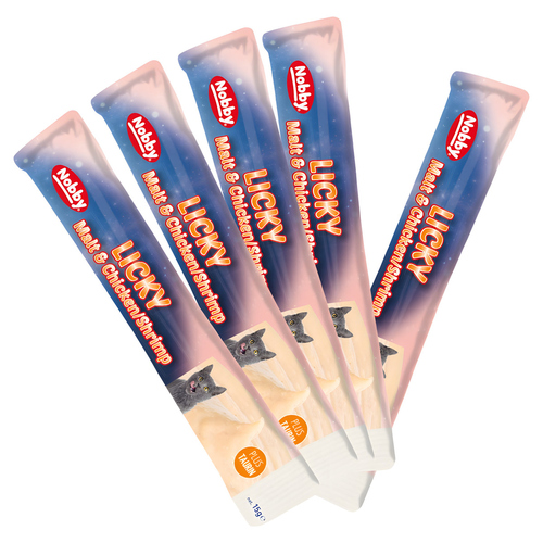 weitere Abbildung Nobby Starsnack Licky Cat Malt & Chicken/Shrimp 5 x 15 g