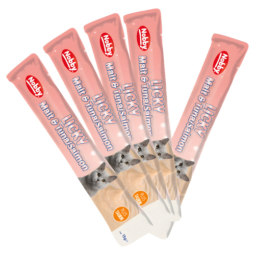 weitere Abbildung Nobby Starsnack Licky Cat Malt & Tuna/Salmon 5 x 15 g