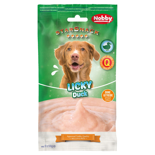 Nobby Starsnack Licky Dog Duck 75 g