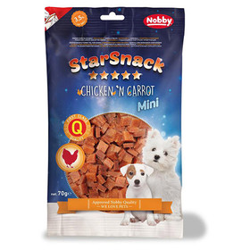 Abbildung Nobby Starsnack Mini Chickenn Carrot 70 g