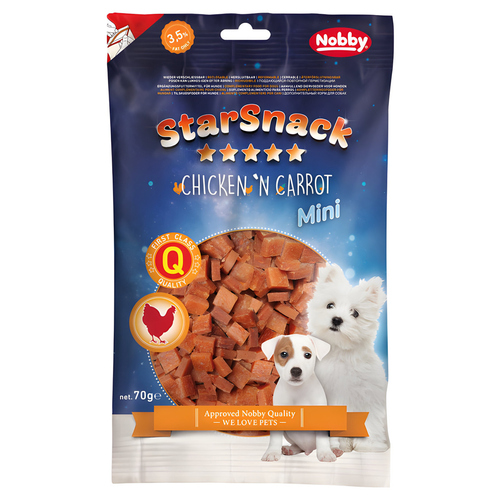 Nobby Starsnack Mini Chicken"n Carrot 70 g