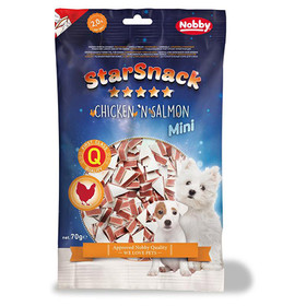 Abbildung Nobby Starsnack Mini Chickenn Salmon 70 g