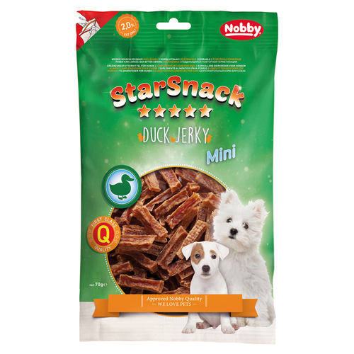 Nobby Starsnack Mini Duck Jerky 70 g