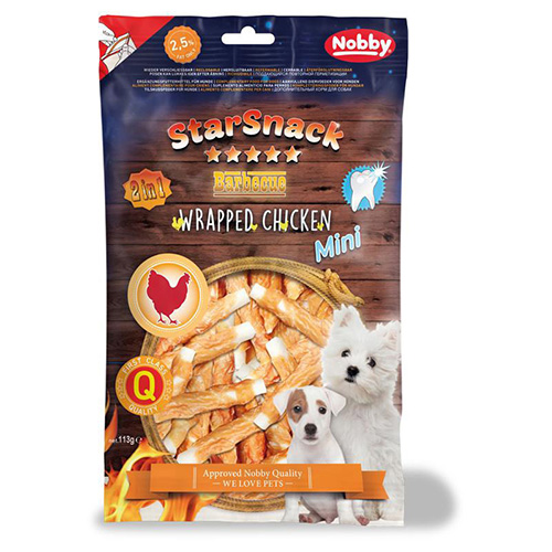 Nobby Starsnack Mini Wrapped Chicken 113 g