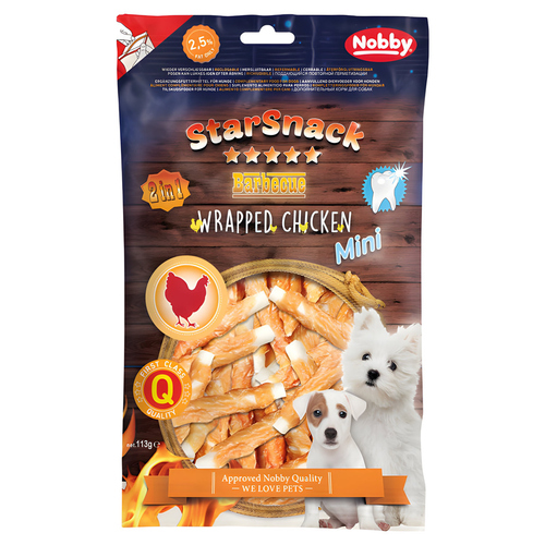 Nobby Starsnack Mini Wrapped Chicken 113 g