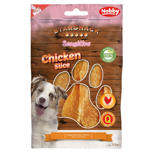 Nobby Starsnack Sensitive Chicken Slice 113 g