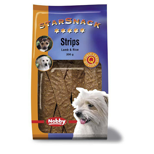 Nobby Starsnack Strips Lamb & Rice - 20 Stück