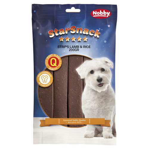 Nobby Starsnack Strips Lamb & Rice - 20 Stück