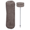 Nobby Starsystem Mulde Rund Für Kratzbaum | Ø 58 Cm, Beige Plüsch | Abnehmbar & Waschbar, Für Katzen Bis 10 Kg