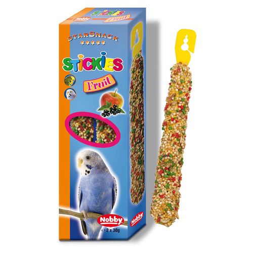 Nobby Stickies Sittich Frucht 2 x 30 g
