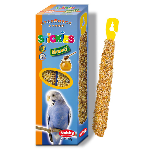 Nobby Stickies Sittiche Honig 2 x 30 g