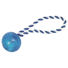 Abbildung Nobby TPR Ball mit Seil blau