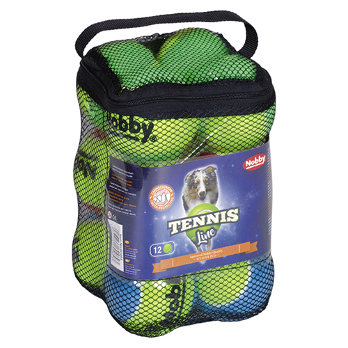 Nobby Tennisball 12er Netz