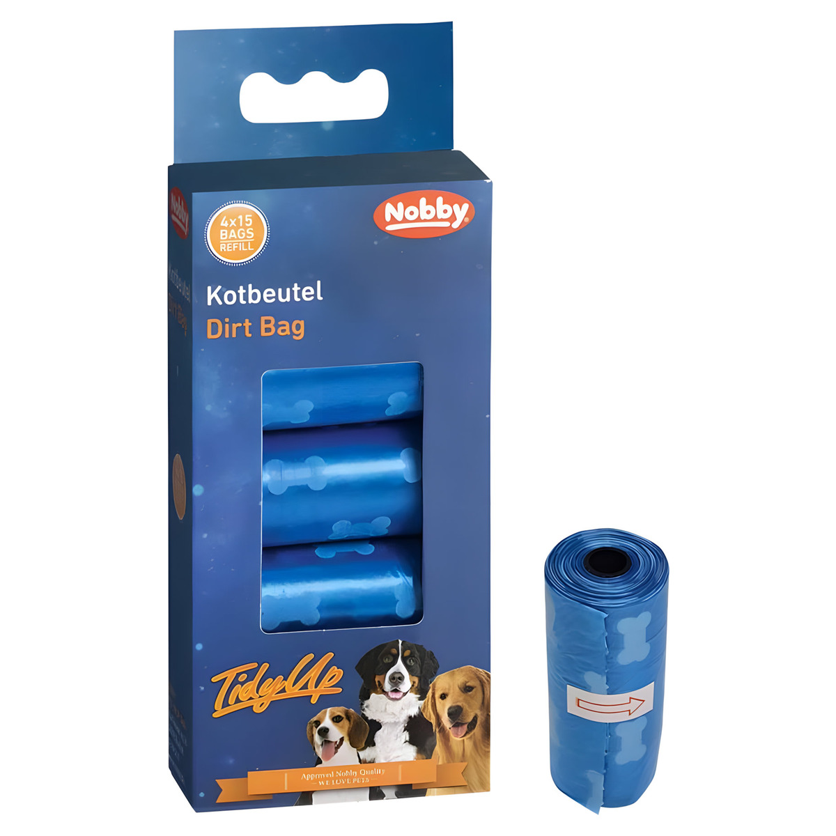 Nobby TidyUp Kotbeutel blau | Reifest & Robust