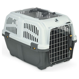 Abbildung Nobby Transportbox Skudo Open grau fr Katzen