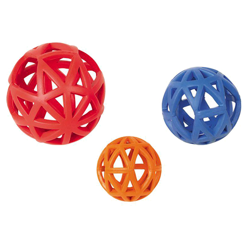 Nobby Vollgummi Gitterball, Durchmesser: 12,5 cm
