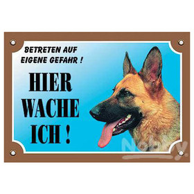 Abbildung Nobby Warntafel Deutscher Schferhund, seitlich