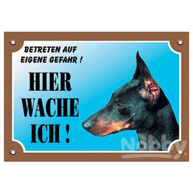 Abbildung Nobby Warntafel Dobermann