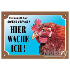 Abbildung Nobby Warntafel Huhn