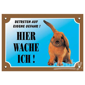 Abbildung Nobby Warntafel Kaninchen