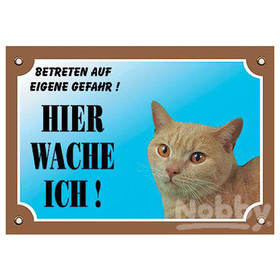Abbildung Nobby Warntafel Katze