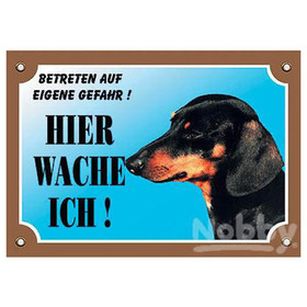 Abbildung Nobby Warntafel Kurzhaar Dackel