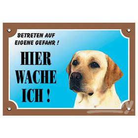 Abbildung Nobby Warntafel Labrador