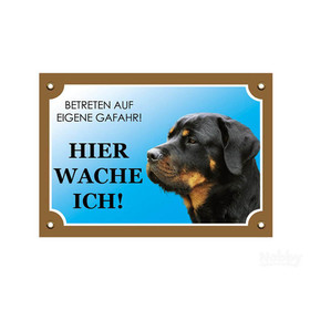 Abbildung Nobby Warntafel Rottweiler