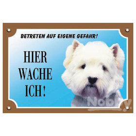 Abbildung Nobby Warntafel West Highland Terrier